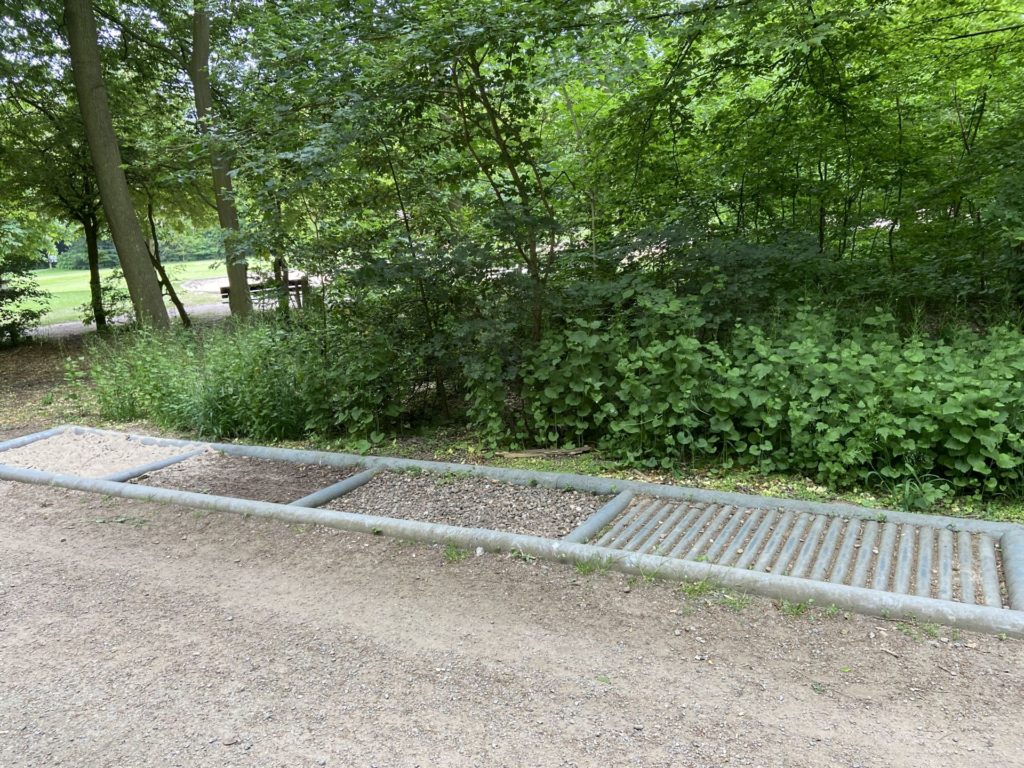Stadtteilspaziergang mit Fußpfad im Naturlehr- und Erlebnispfad im Stadtwald Bremen
