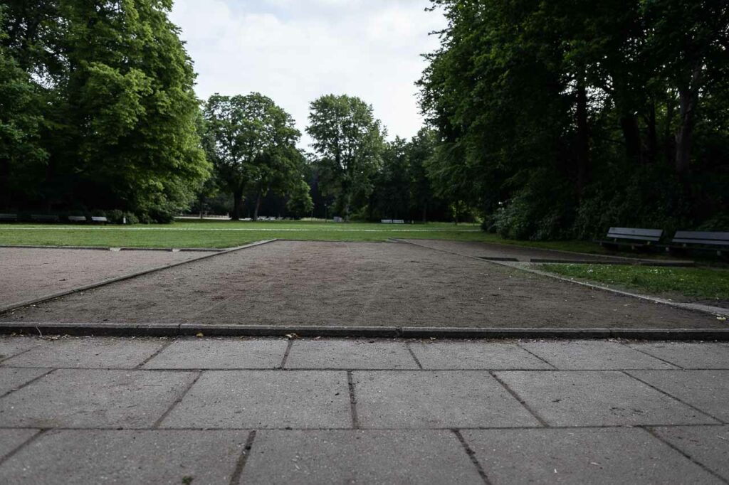 Sportplätze in Schwachhausen: Feld für Boccia im Bürgerpark Bremen
