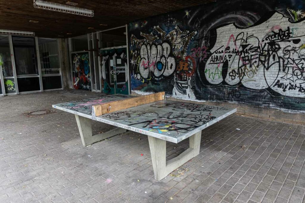 Sportplätze in Schwachhausen: Tischtennis in der Fritz-Gansberg-Straße