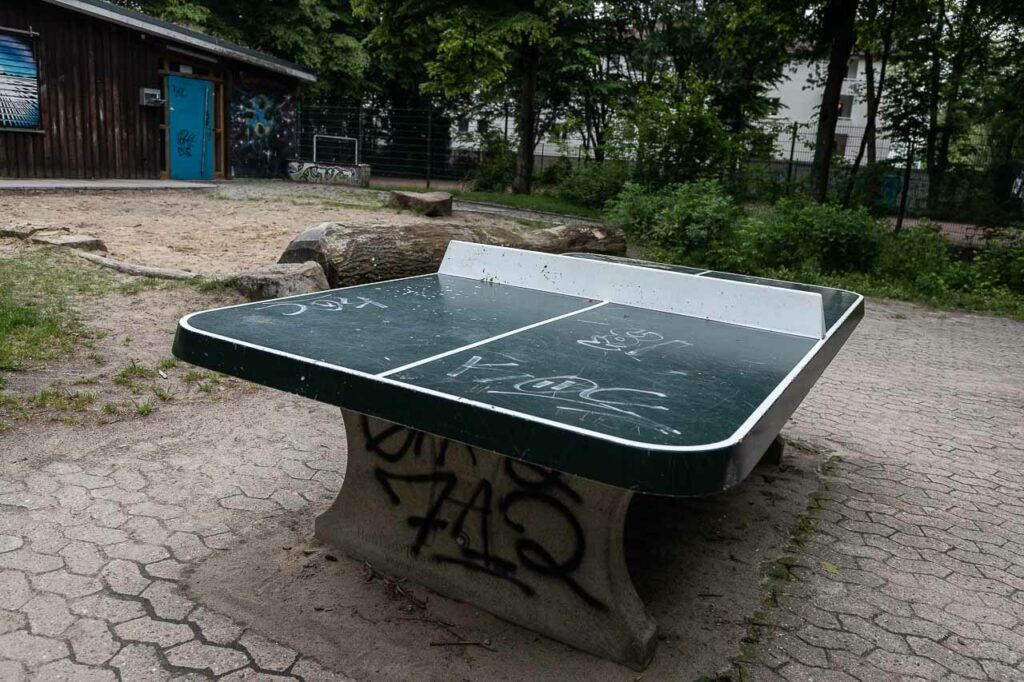 Sportplätze in Schwachhausen: Tischtennis beim Treffpunkt Ulrichsstraße