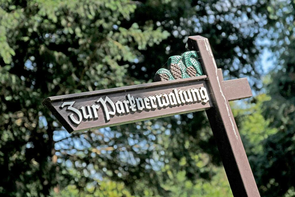 Schild Bürgerpark
