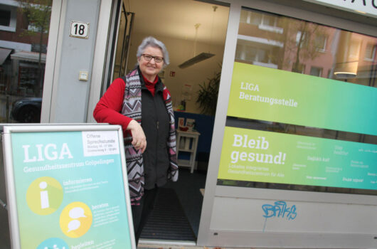 Wilma Warbel vom LIGA Gesundheitszentrum Gröpelingen