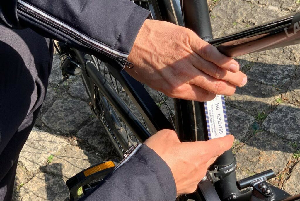 Fahrradregistrierung