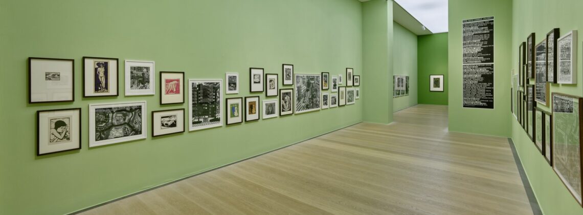 Kunsthalle Bremen Installationsansicht Kirchner Holzschnitte