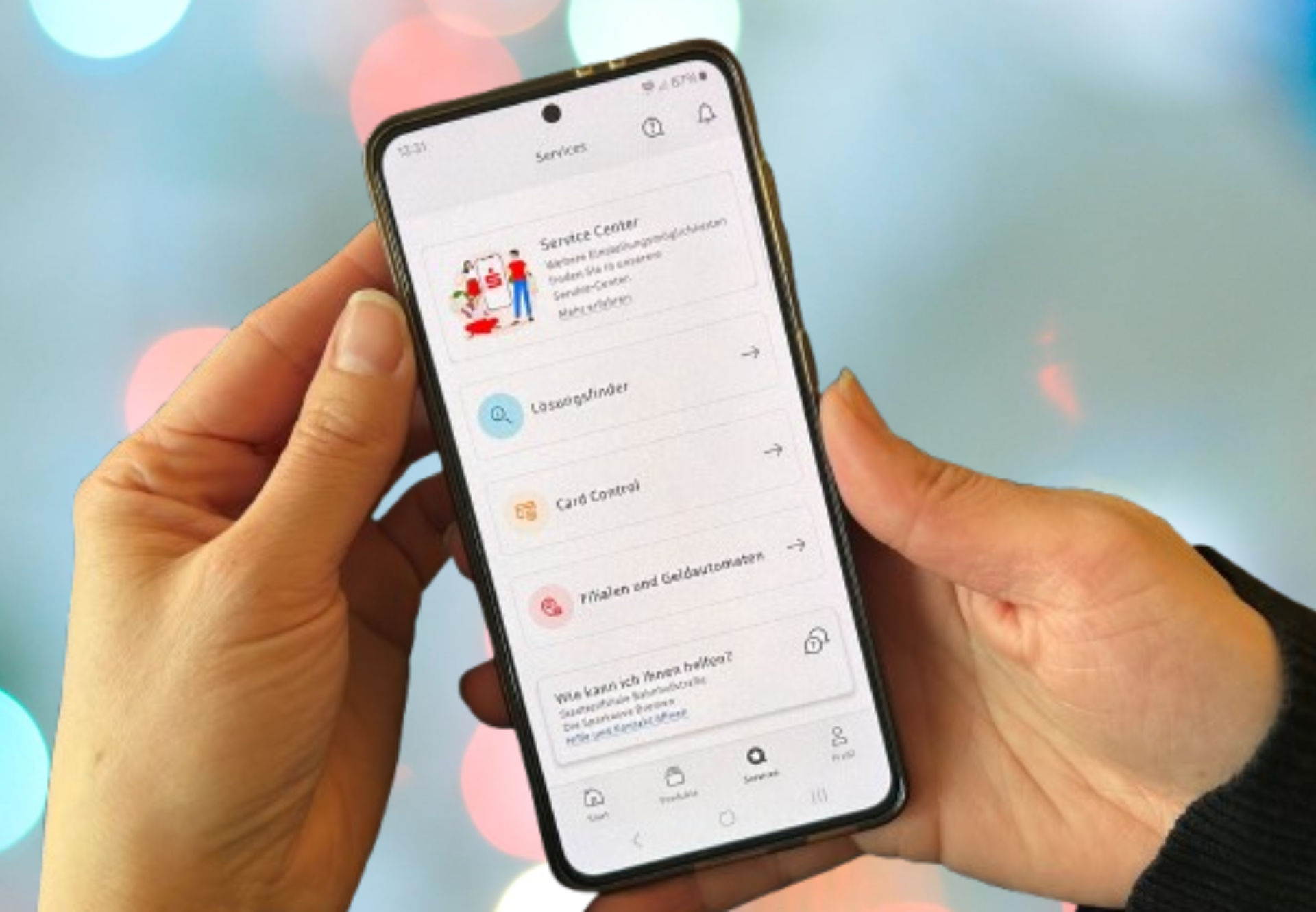 Handy Storsender App