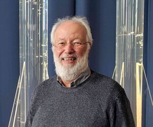 Das Foto zeigt Dieter Hasloop, den ersten Vorsitzenden des Vereins Altes Pumpwerk.