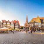 Panoramaansicht des Bremer Marktplatzes