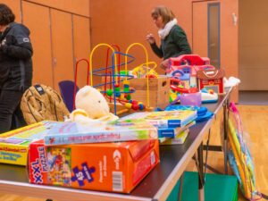 Show-Flohmarkt Verkaufsstand