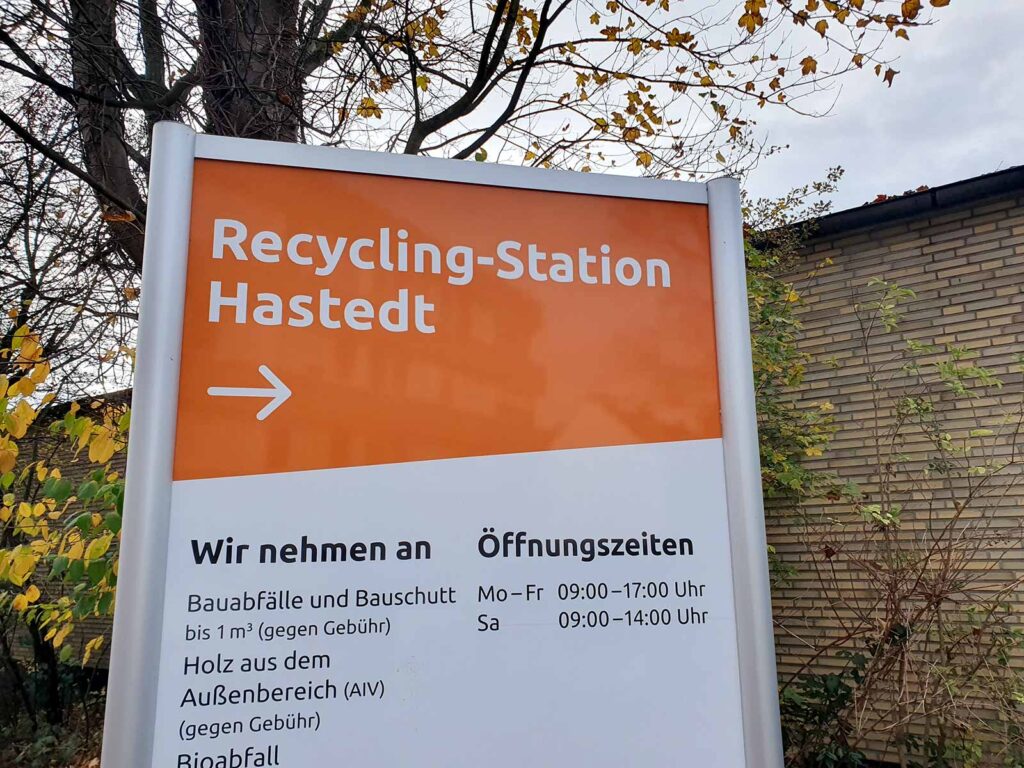 Recyclinghof Hastedt Bremen