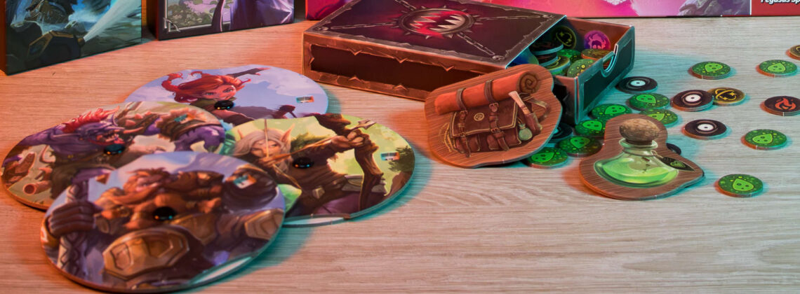 Das Foto zeigt ein Bremer Brettspiel: Boss Fighters von Pegasus Spiele