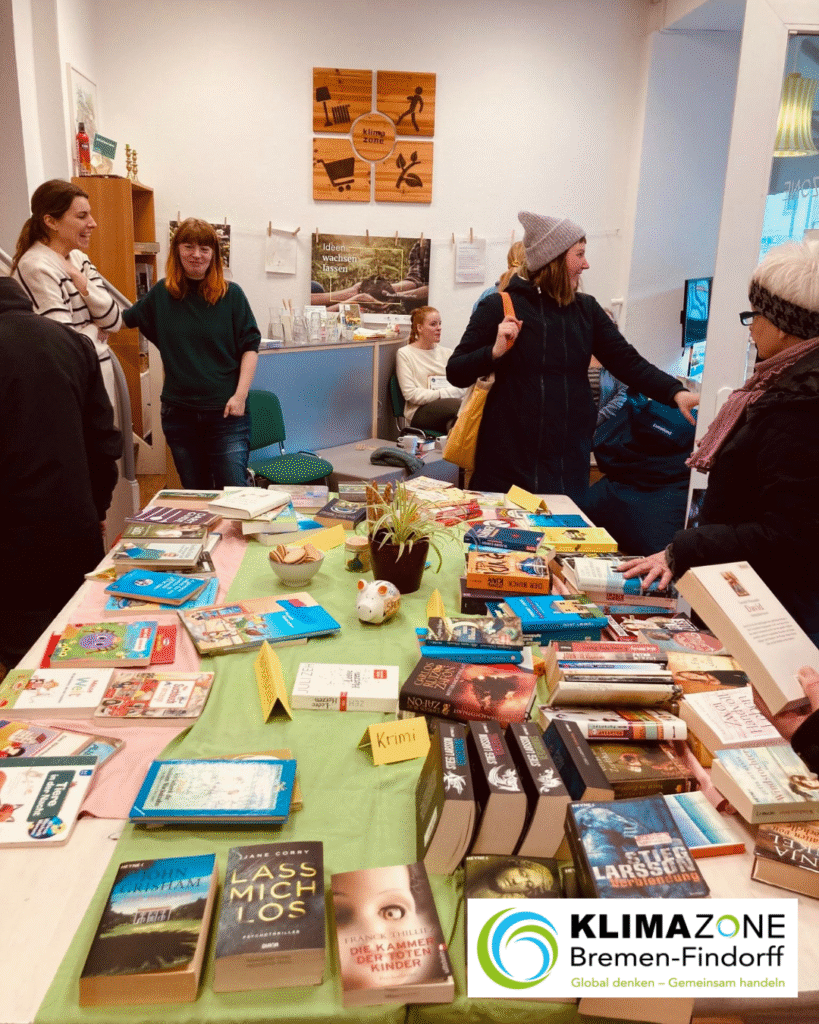 Büchertausch organisiert von der Klimazone Bremen e.V.