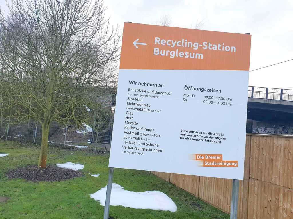 Recyclinghof Burglesum Bremen