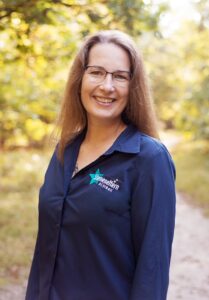 Poträtbild von Stefanie Gebers, Gründerin des Sterneneltern Achim e.V.