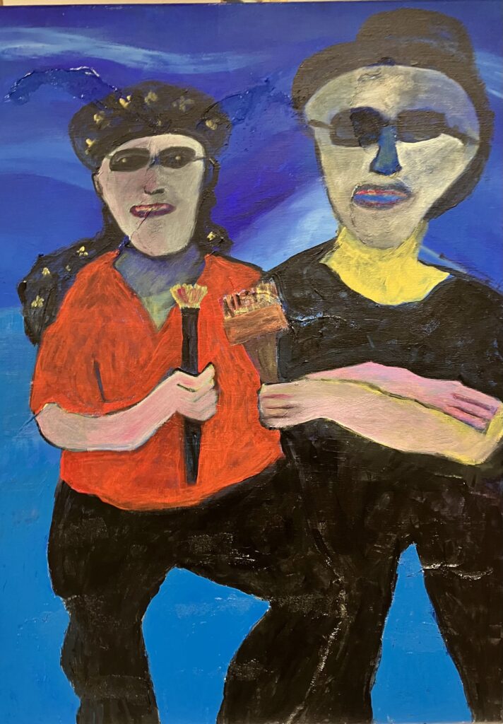 Selbstportrait Künstlergeschwisterduo