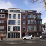 Neuer roter Backsteinbau der Martinsclub-Geschäftsstelle im Buntentorsteinweg in Bremen-Neustadt