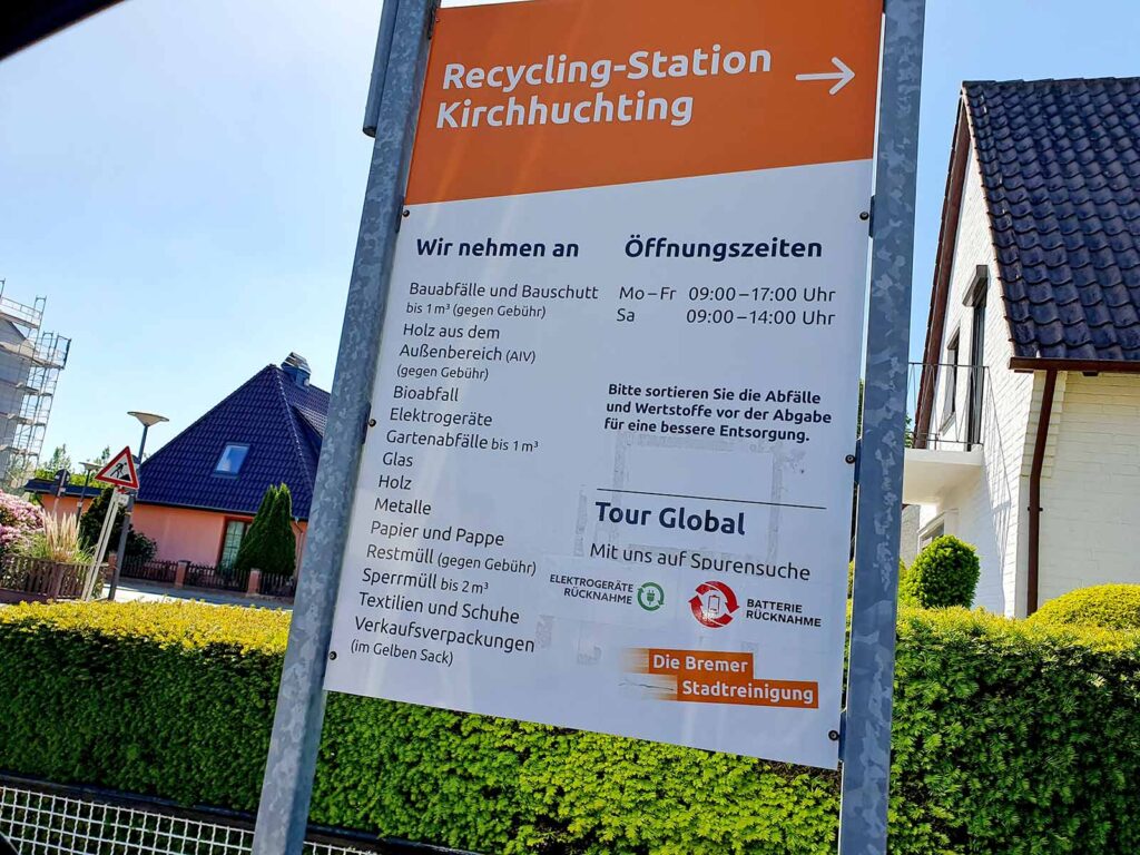 Recyclingstation Kirchhuchting