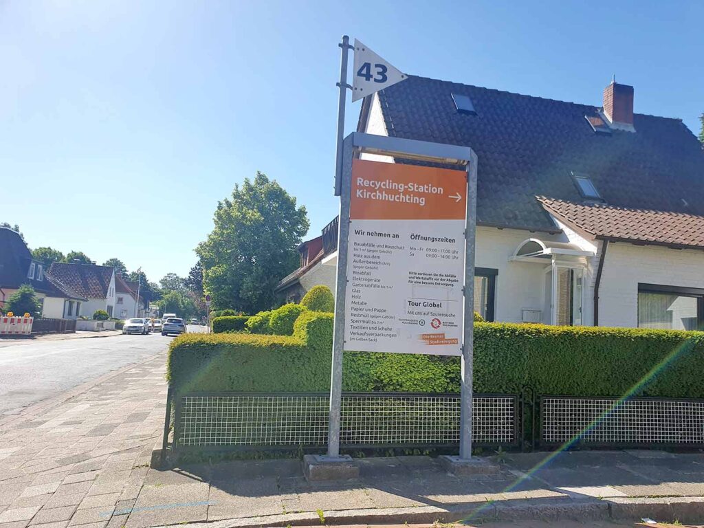 Recyclingstation Kirchhuchting