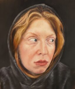 Wiebke Mertens: Ausstellung "Main Character" im Paula Modersohn-Becker Museum, Porträt Side Eye