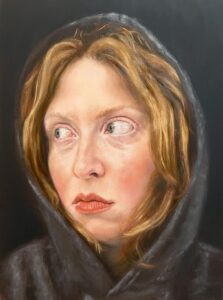 Wiebke Mertens: Ausstellung "Main Character" im Paula Modersohn-Becker Museum, Porträt Side Eye
