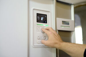 Heizungstausch Beratung Wärmepumpe Display