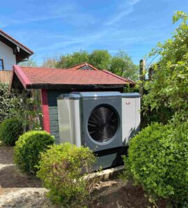 Wärmepumpe einbauen Schuppen