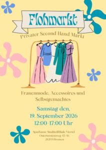 Flohmarkt für Frauen: Flyer