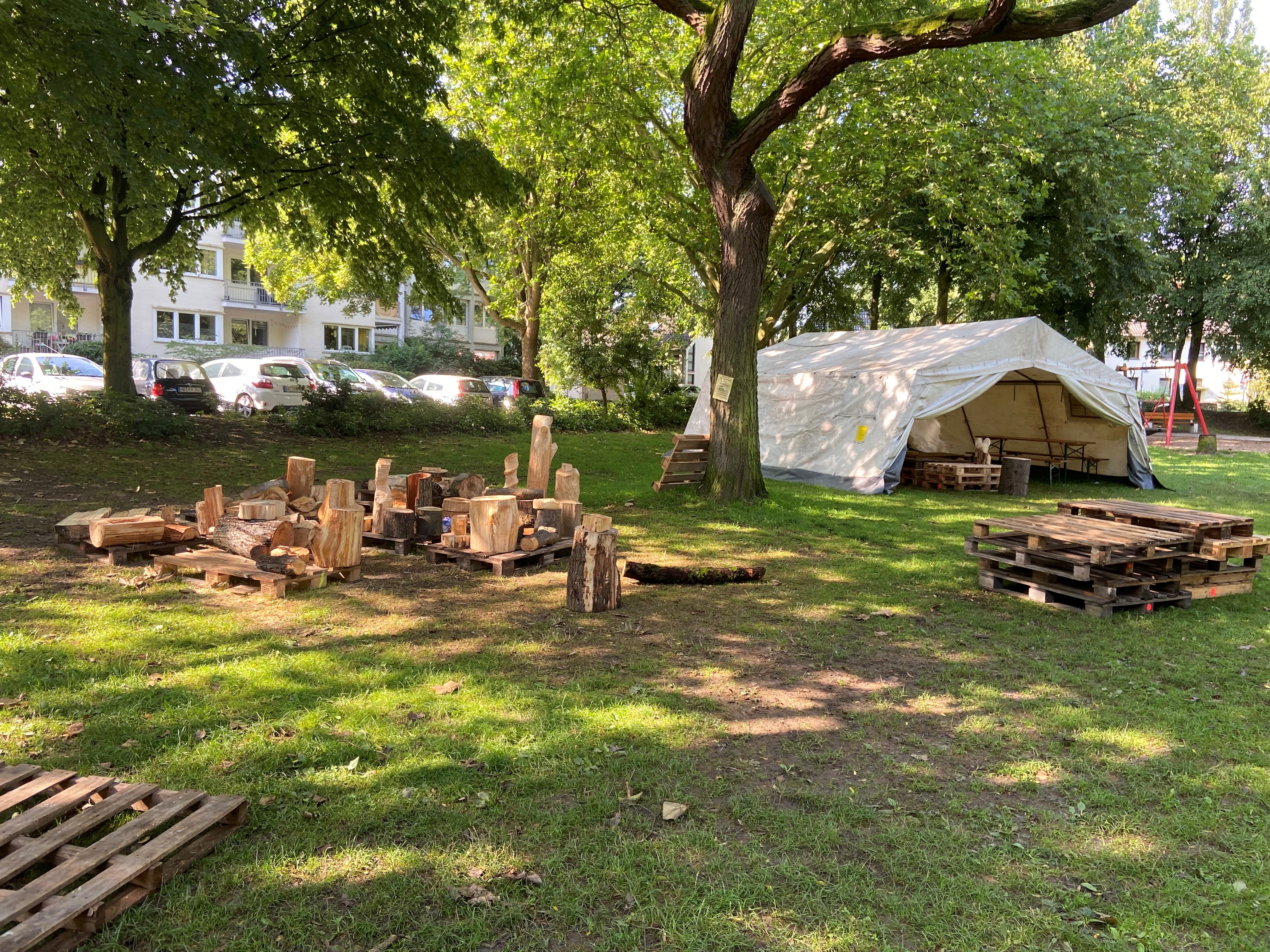 Abschlussfest der Sommerholzwerkstatt